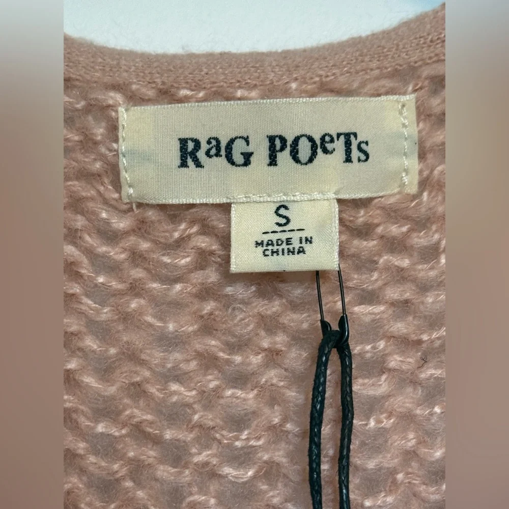 NWT~ Rag Poets Women's Knit Sweater